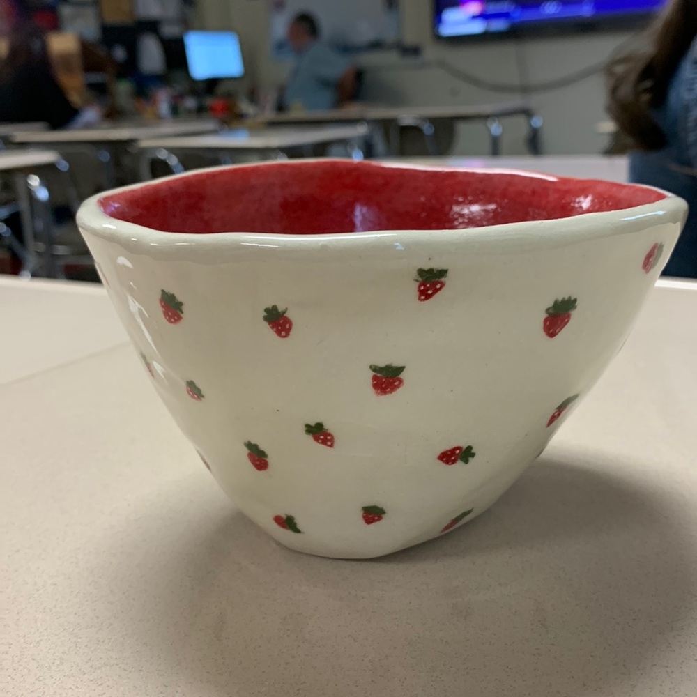 Hand Made Strawberry Bowl